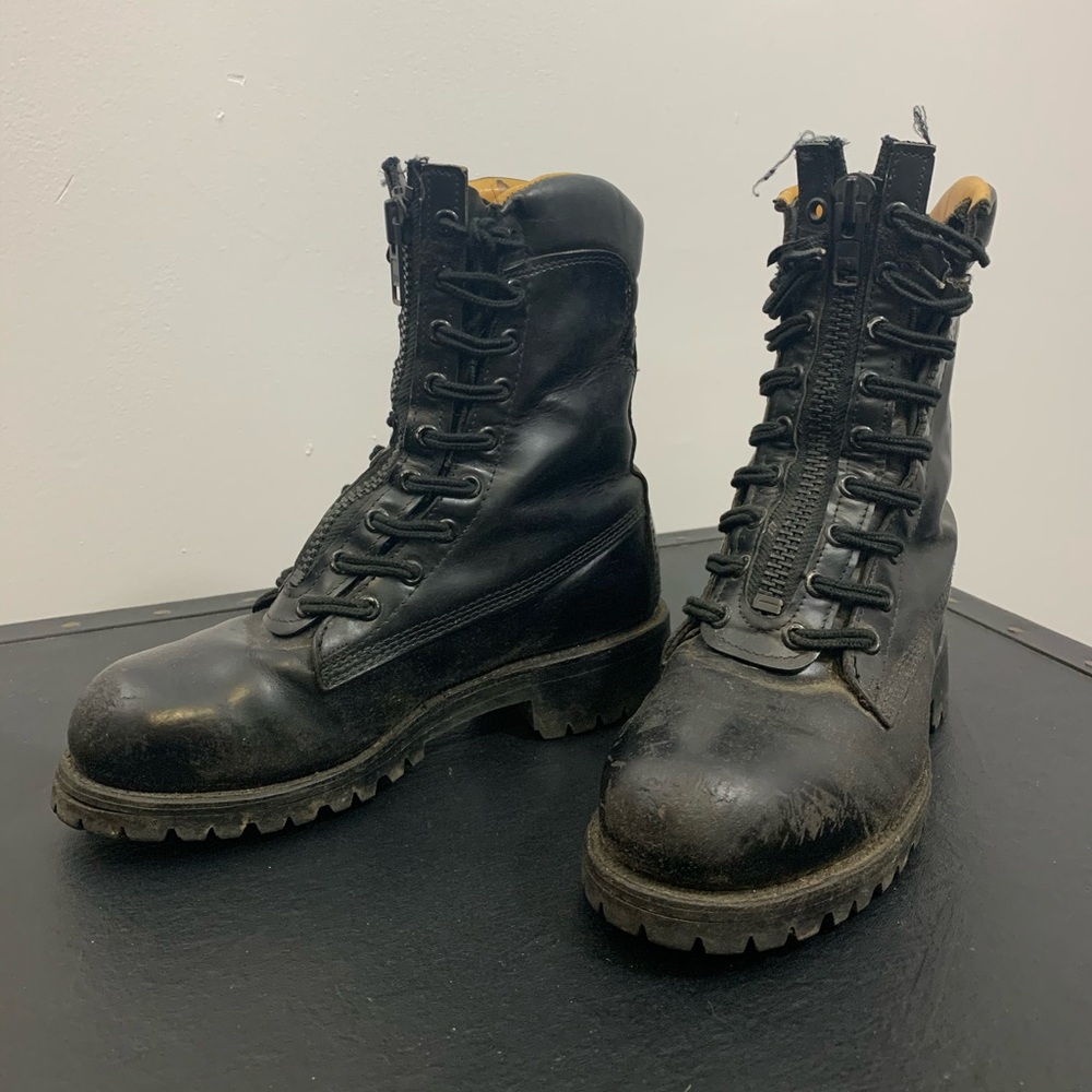 Chippewa Street Warrior zip front combat moto work